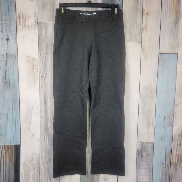 Betabrand Charcoal Gray Straight Leg Pants Size XS S Petite - Picture 1 of 5